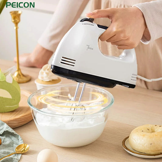 Electric Egg Beater Cream Egg White Blender for Kitchen Cooking Food Cake Bread Baking Dough Mixer Handheld Milk Frother Foamer