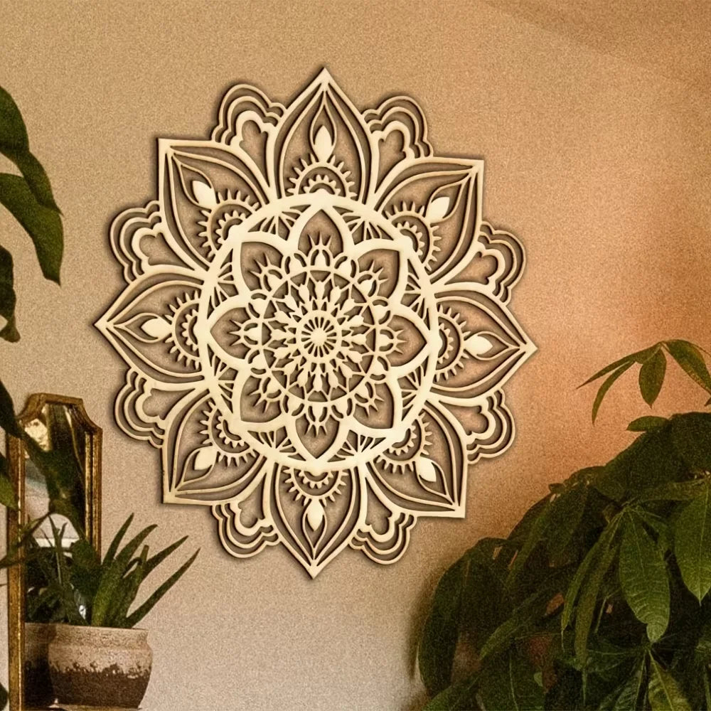 1 Pc Metal Wall Art Moroccan Decoration Moroccan Wall Art Living Room Wall Art Indian Decoration Mandala Design Home Decor Piece