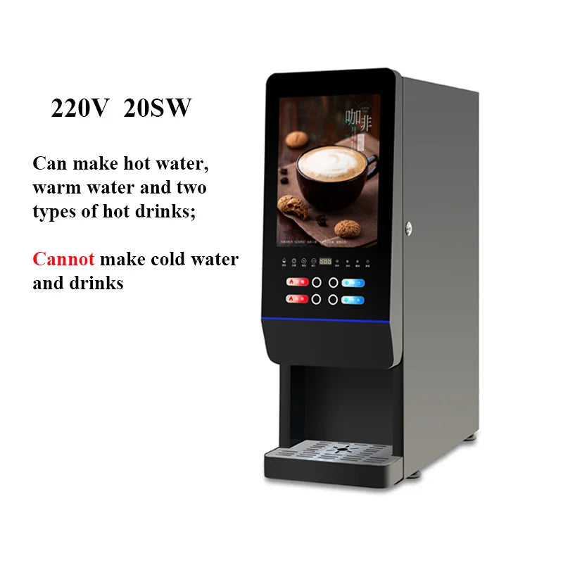 New Instant Beverage Machine 110V 220V Hot Cold Milk Tea Coffee Maker Easy Operation Commercial or Household