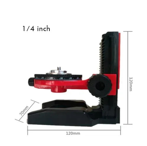 1/4" 5/8" Interface AdjustableScale StandL-shape Multi-functional Leveling Bracket BaseLaser LevelsMagnetic HangerRack