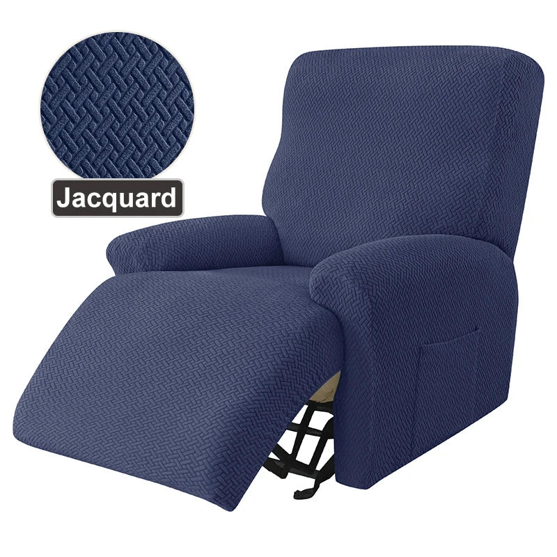 LEVIVEl Jacquard Recliner Sofa Cover Elastic Reclining Stretch Armchair adjustable Sofa Covers Chair Cover for Living Room Decor