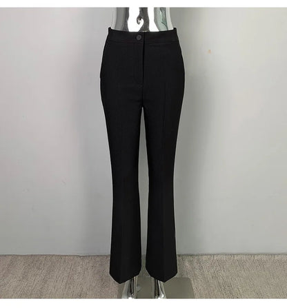 WOMENGAGA Fashion Sexy Pants Korea Slim High Waist Sexy Slightly Slim Casual Pants For Women Elegant And Mature Women D45B