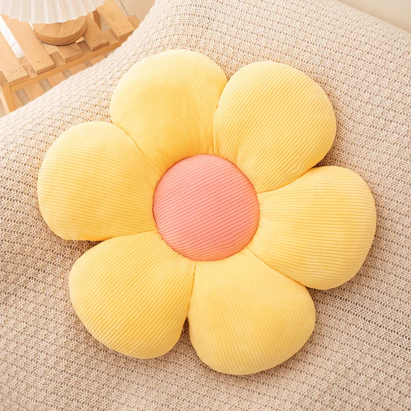 Sunflower Pillow, Daisy Seat Cushion, Flower Mat, Office Mat, Plush Toy Mat, Christmas Gift, Halloween, Thanksgiving Gift