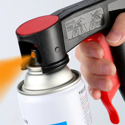 Polishing Paint Spray Gun Adaptor Instant Aerosol Trigger Handle with Full Grip Lock Universal Fit Cars Maintenance Care Tool