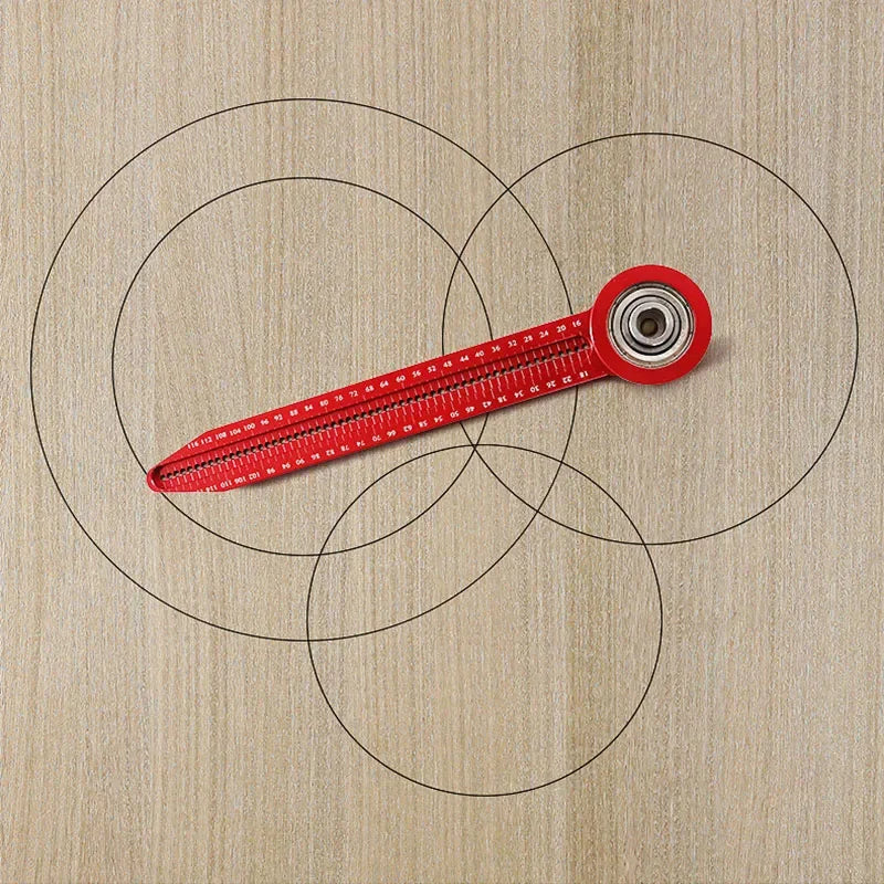 Woodworking Drawing Compass Circular Drawing Tool Hole Ruler High precision Woodworking Scribe Gauges Marking Measurement Tool