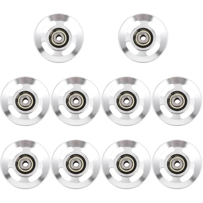 10 PCS Cable Machine Pulley Wheel Aluminum Alloy Steel Fitness Accessories Tool Bearings