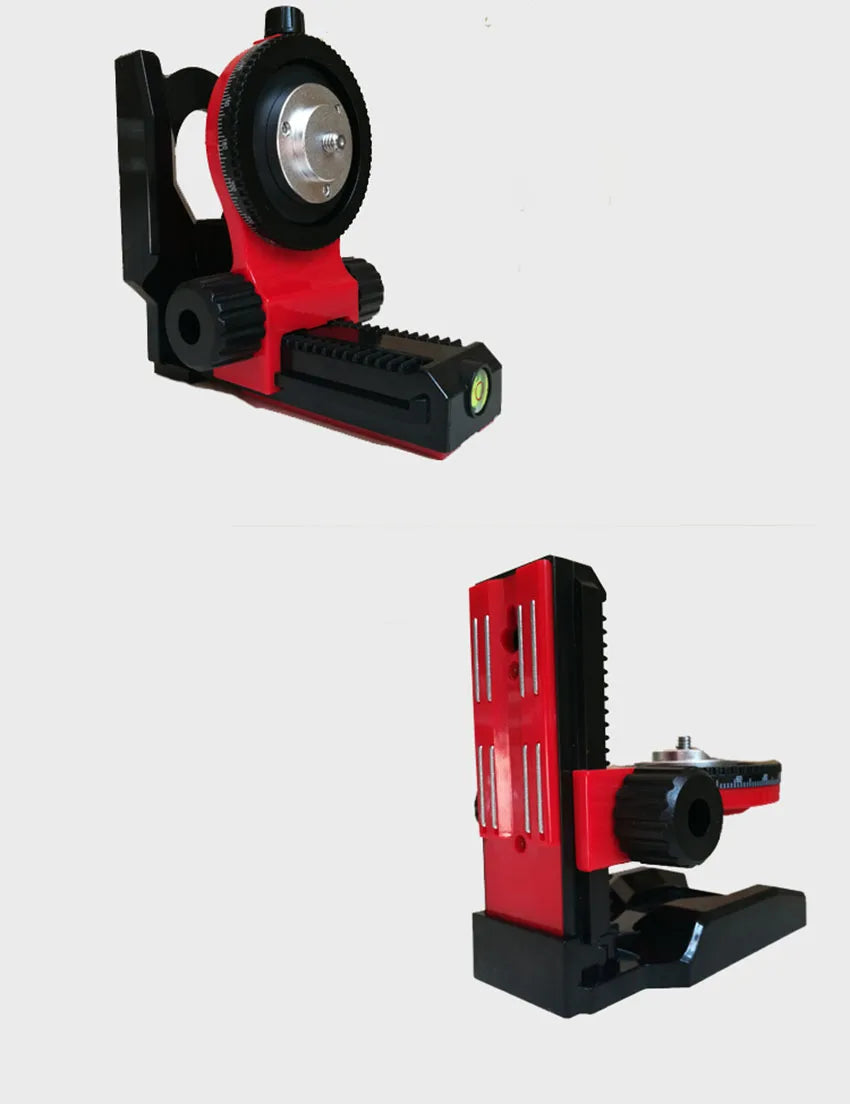 1/4" 5/8" Interface AdjustableScale StandL-shape Multi-functional Leveling Bracket BaseLaser LevelsMagnetic HangerRack