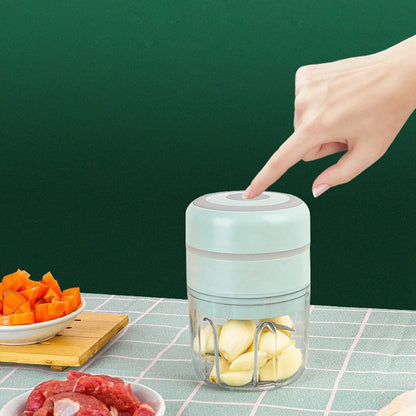 Mini Electric Garlic Grinder Chili Vegetable Chopper 100/250ML Wireless Portable Mixer Machine Crusher Kitchen Blender