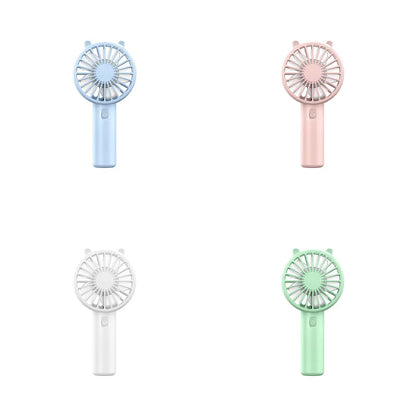 Portable Handheld Fan Small Cooling Fan USB Rechargeable Eyelash Eyelash Mute Cooler  Handheld Fan Mini USB Rechargeable Desk