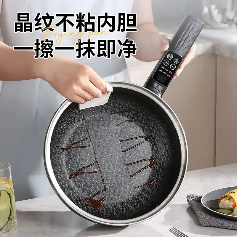 electric wok multifunctional electric cooking pot household steaming, frying and frying non-stick electric hot pot