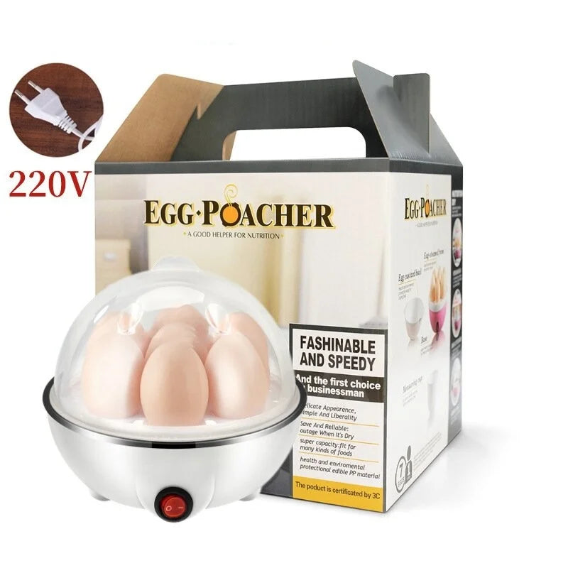 Electric egg cooker double layer egg cooker mini steamer egg cooker kitchen cooking breakfast machine new multi-function 220V