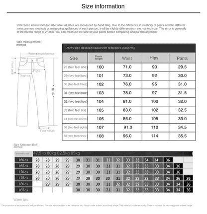 2024 spring and summer new high-end affordable luxury fashion jeans men's stretch denim slim fit tapered casual trousers