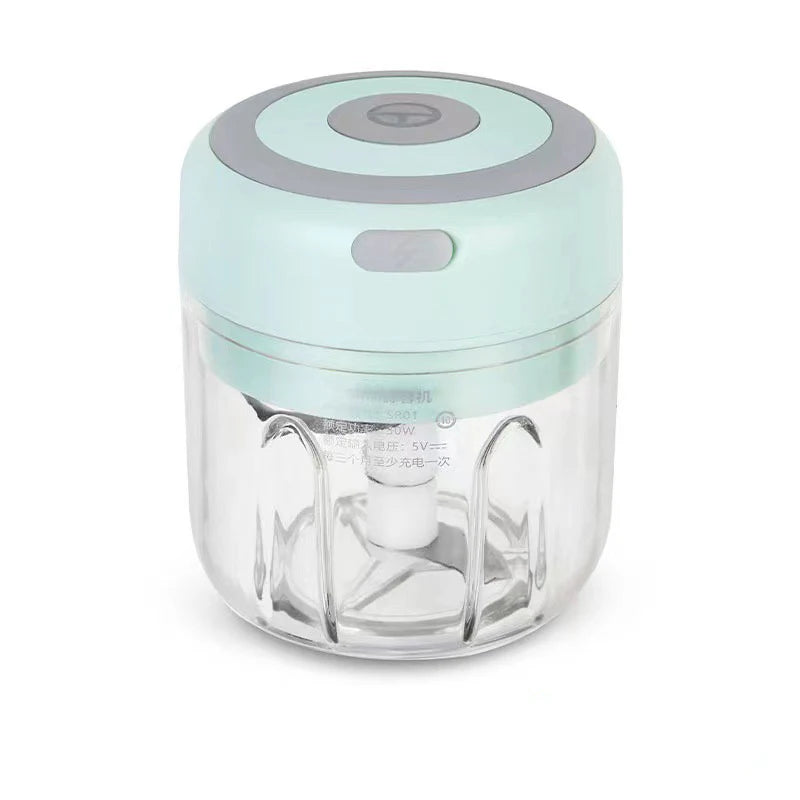 Mini Electric Garlic Grinder Chili Vegetable Chopper 100/250ML Wireless Portable Mixer Machine Crusher Kitchen Blender