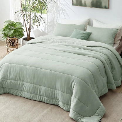 Bedsure Comforter Set - Soft Bedding for All Seasons, Cationic Dyed Bedding Set, Twin, Full, Queen, King, Cal King