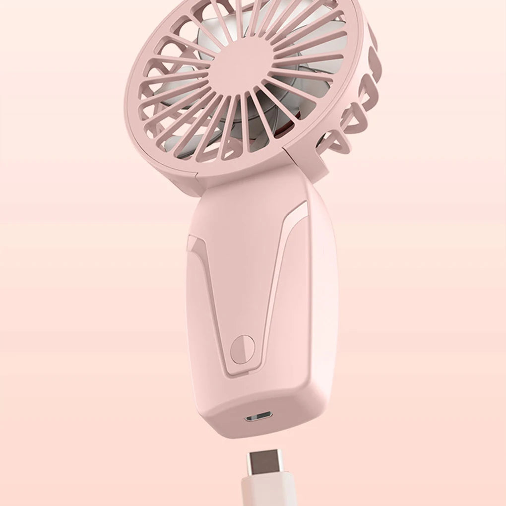 Noise Free Rechargeable Mini Fan For Silent Cooling Experience Lightweight Portable Mini Pocket Fan