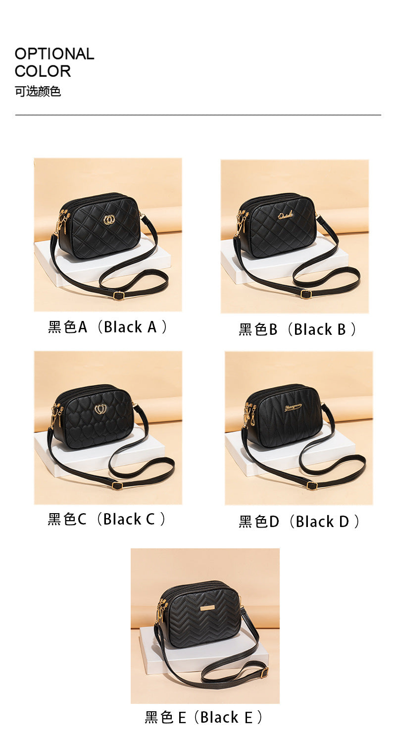 2024 new in quilted designer women's crossbody bag with chic gold logo purses and handbags bolsas de mujer shoulder bag ladies