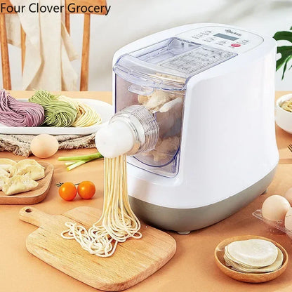 220V/ 110V Electric Automatic Noodle Maker Machine Multifunction Pasta Maker Dough Roller Dumpling Skin Machine Various Shapes