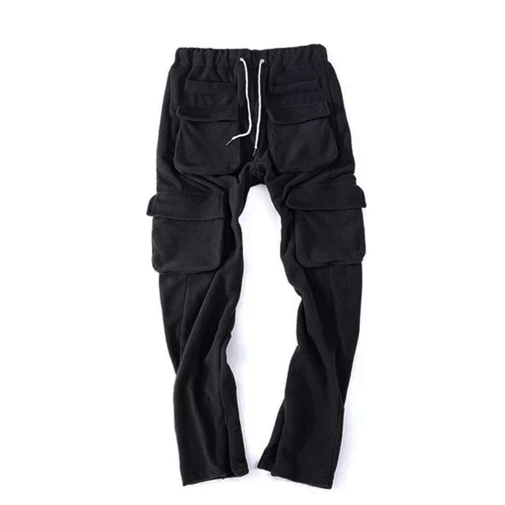 2023 Fall Winter Streetwear Men's Cargo Pants Pockets Sweat Pants Casual Trousers Mens Jogging Pants Sweatpants