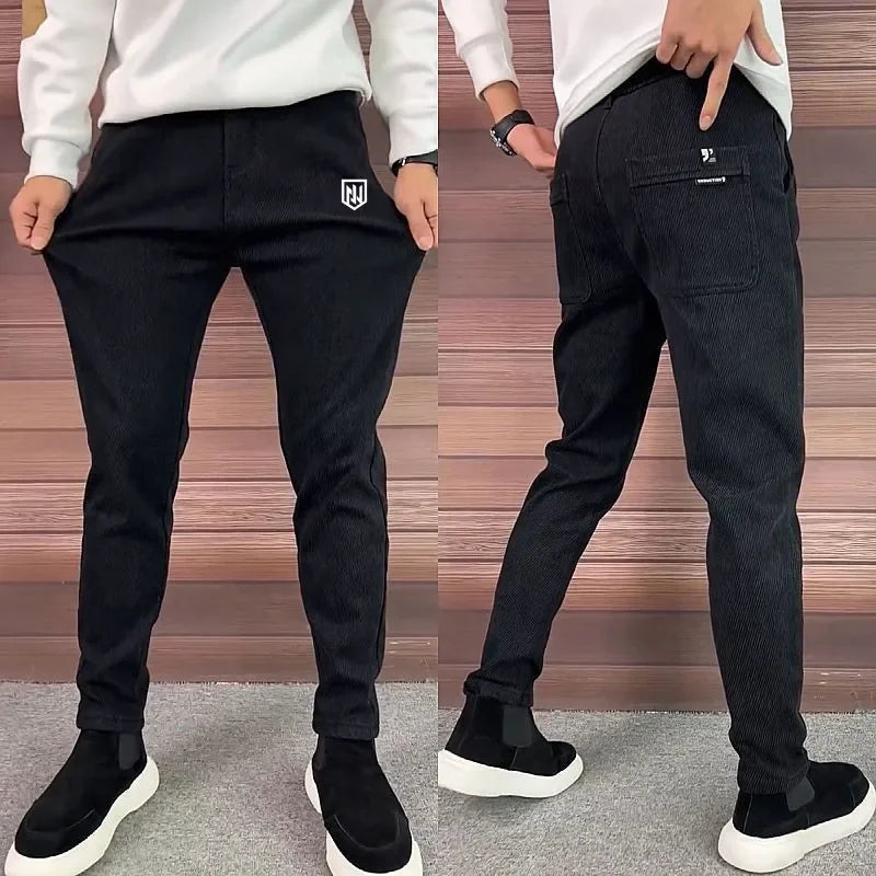 2024 Spring Men's Black Golf Clothing Men Stretch Casual Golf Pants Men Golf Wear Trousers Sport Golf Long Tennis Pants Clothes