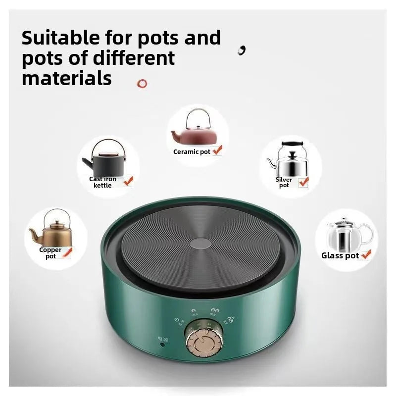 Electric Mini Coffee Heater Milk Tea Mocha Heating Stove Hot Plate Multifunctional Cooking Pot Oven Small Furnace Cooker