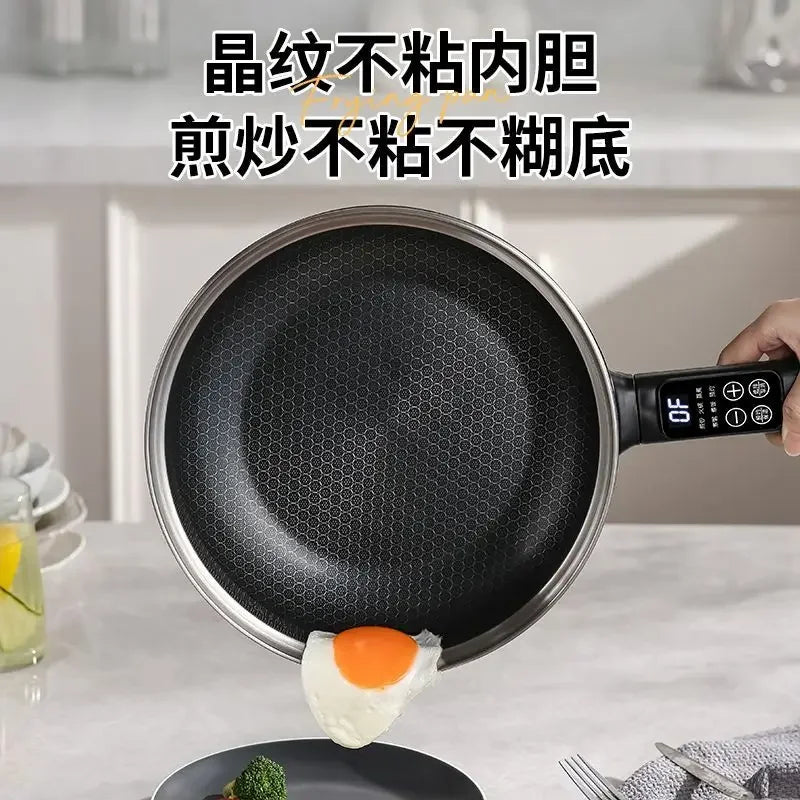 electric wok multifunctional electric cooking pot household steaming, frying and frying non-stick electric hot pot