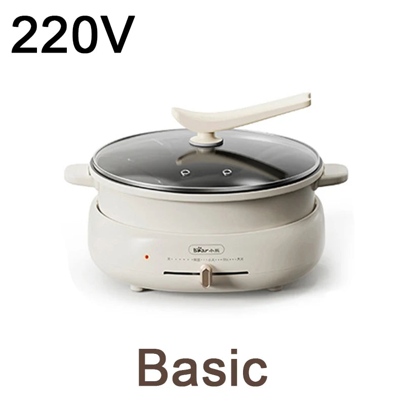 Electric chaffy dish electric steamer multi-purpose pot electric cooker multi-purpose pot split household