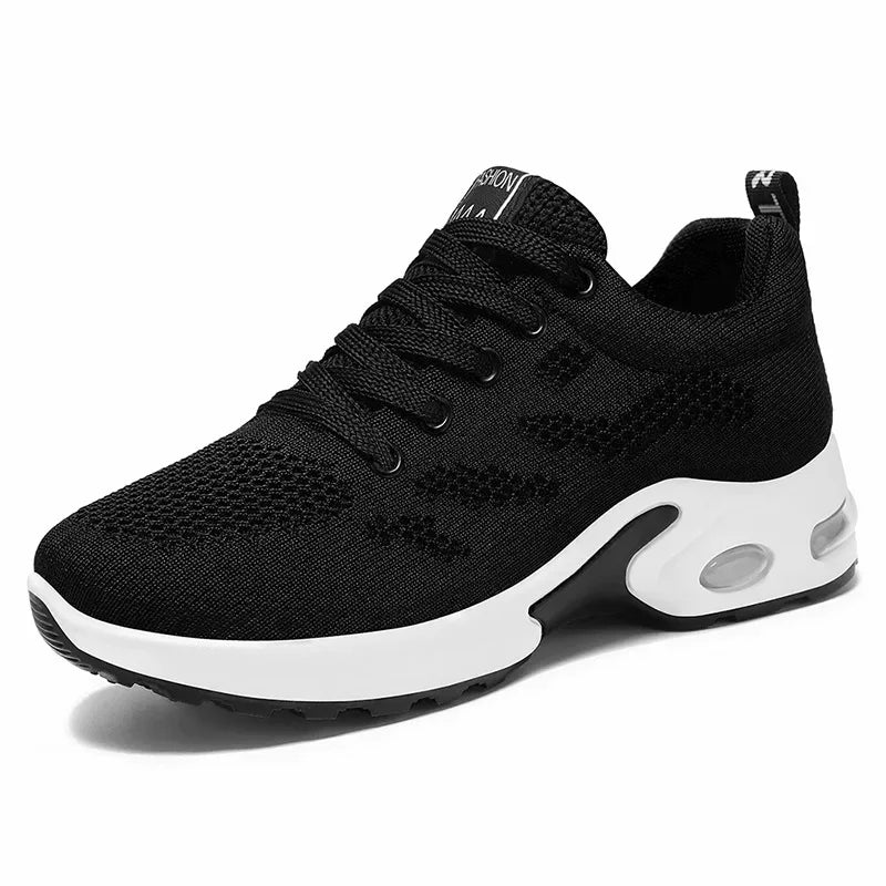 2025 New Style Women's Shoes Korean Style Casual Air Cushion Breathable Soft Bottom Sports Shoes for Women