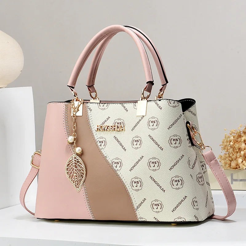 New Retro Printed Letter Laidies Handbag Portable Female Messenger Tote Sac High Quality Leather Women Crossbody Shoulder Bags