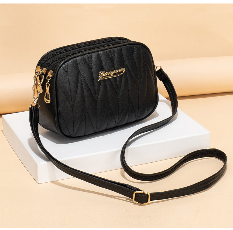 2024 new in quilted designer women's crossbody bag with chic gold logo purses and handbags bolsas de mujer shoulder bag ladies