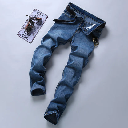 High Quality Mens Jeans Fashion Straight Denim Pants Men Classic Casual Jeans Male Plus Size Denim Trousers Ripped Jeans 28-40