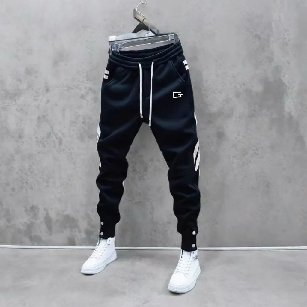 2024 New Men Joggers Autumn Sweatpants Winter Drawstring Casual Pants Workout Running Cotton Sports Trousers Men Clothing