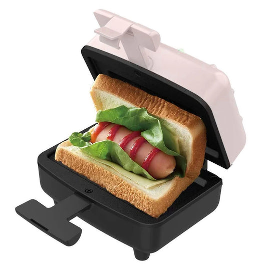 Home Kitchen Machine Breakfast Sandwich Maker Compact Electric Sandwich Maker Double-Sided Heating Hot Sandwich Maker