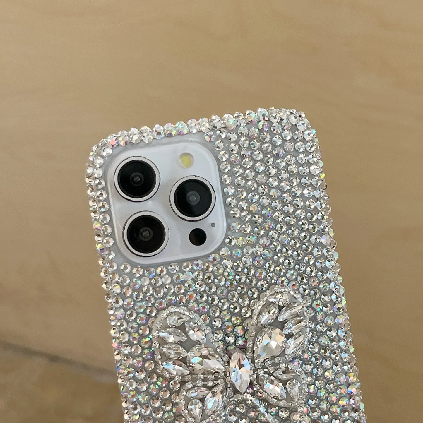 Luxury Diamond Glitter Bowknot Case for iPhone 15 Pro Max 3D Bling Rhinestones Shiny Phone Cover for iPhone 16 14 Plus 11 12 Pro