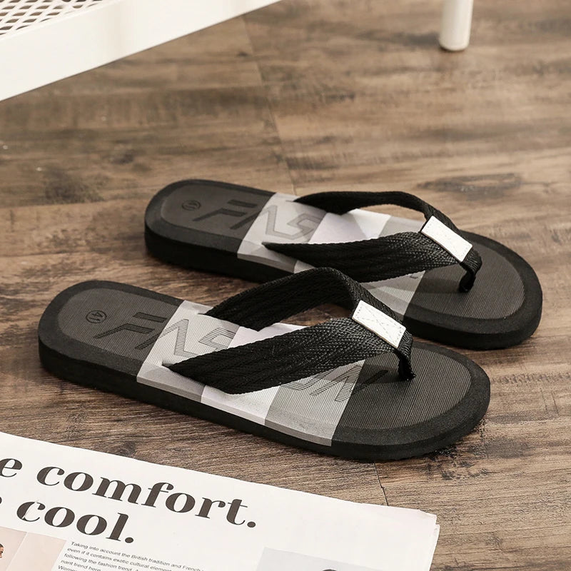 Men Flip Flops Slides 2024 Trend Summer Anti-skid Man Slippers Outdoor Light Casual Beach Male Sandals Household Slides for Men