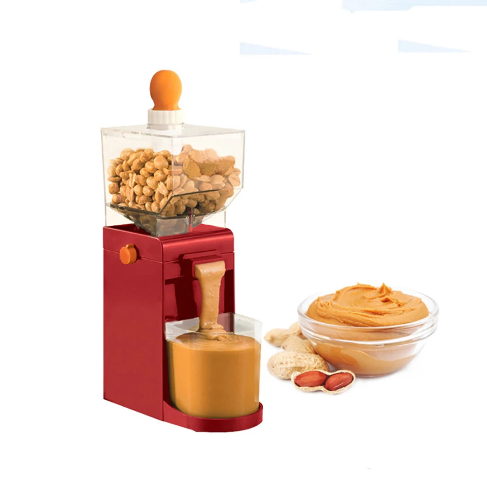 Peanut Butter Maker Home Electric Grain Grinder Anti Slip Sesame Sauce Mill Nut Butter Machine for Groundnut Almonds Cashews