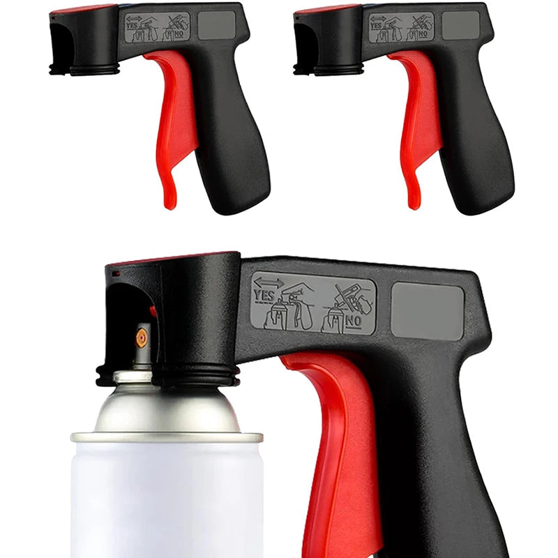 Polishing Paint Spray Gun Adaptor Instant Aerosol Trigger Handle with Full Grip Lock Universal Fit Cars Maintenance Care Tool