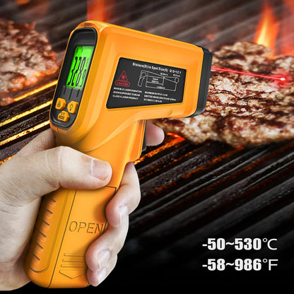 -50~530C Infrared Thermometer Professional 12:1 Digital IR-LCD Temperature Meter Non-contact Laser Thermometers Pyrometer