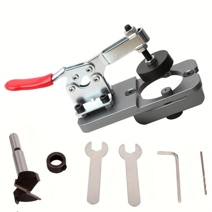 35mm Concealed Hinge Drilling Jig Guide Hinge Hole Drilling Guide Carpenter Woodworking Tool Hole Opener Locator Door Cabinet