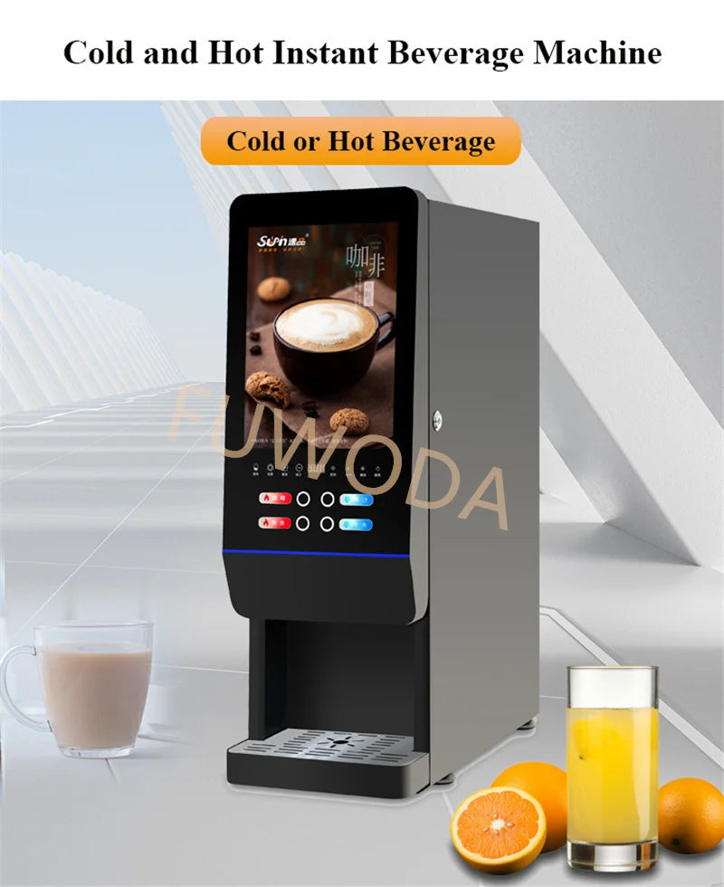 New Instant Beverage Machine 110V 220V Hot Cold Milk Tea Coffee Maker Easy Operation Commercial or Household