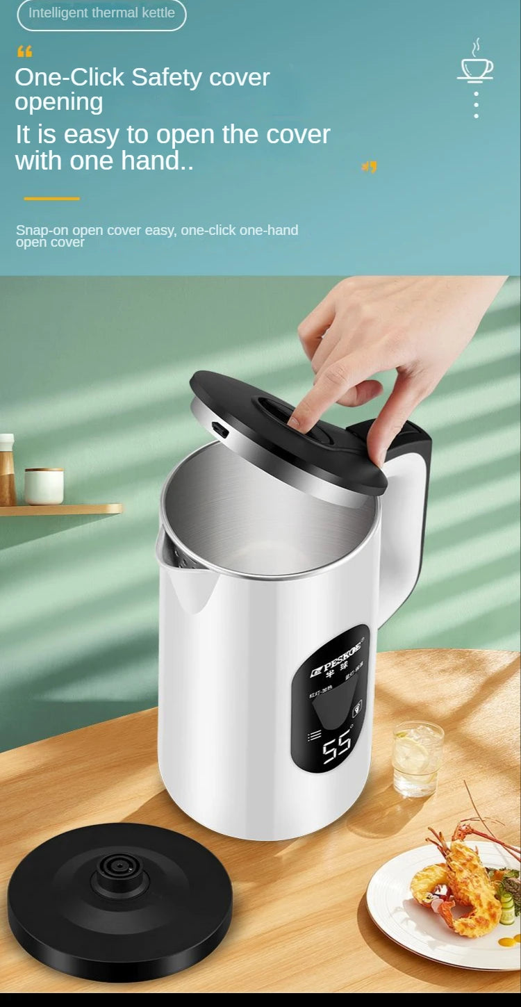 3L Electric Kettle Constant LED Temperature Display Portable Travel Healthy Teapot  Quilkly Boiler Water Kettle Bottle