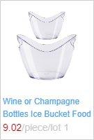 Wine or Champagne Bottles Ice Bucket Food Grade Acrylic Wine Bucket Perfect for Wine, Champagne or Beer Bottles Gift