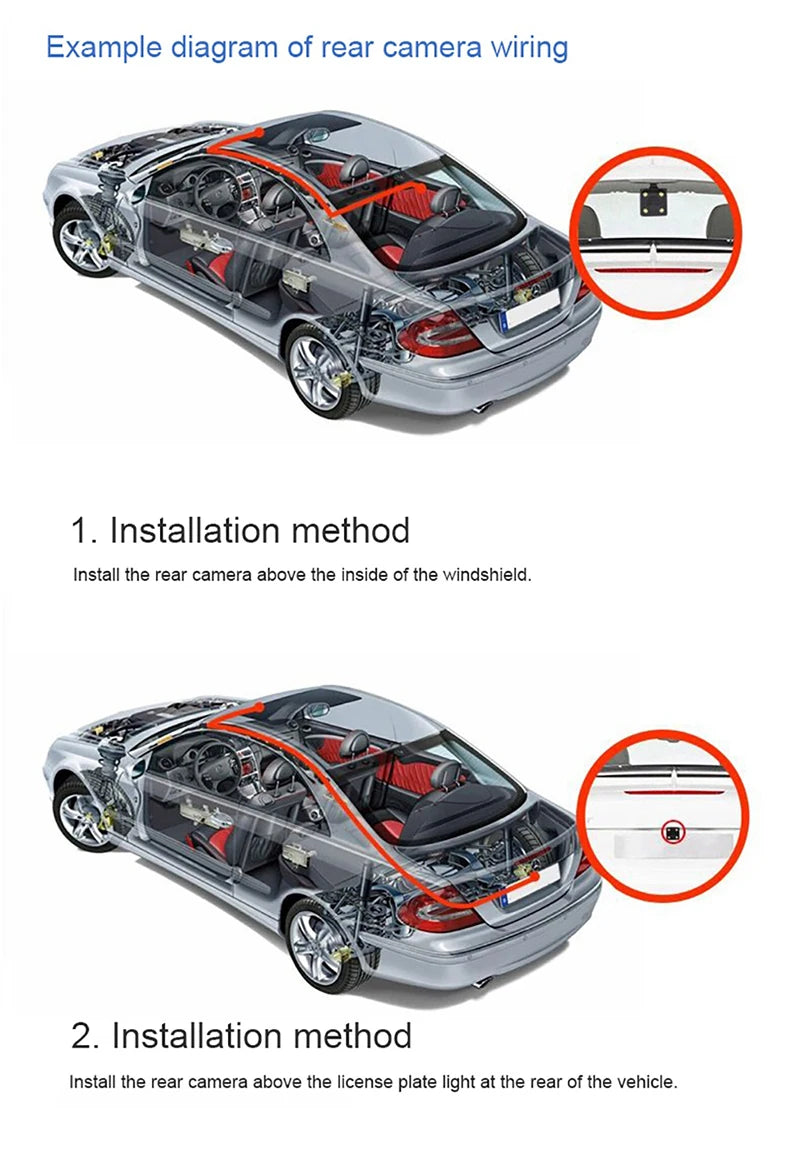 Caméra de tableau de bord cachée à 4 canaux, avec application 4K HD, Vision nocturne, moniteur de stationnement 24/7, capteur G, enregistrement en boucle, détection de mouvement, boîte noire WDR