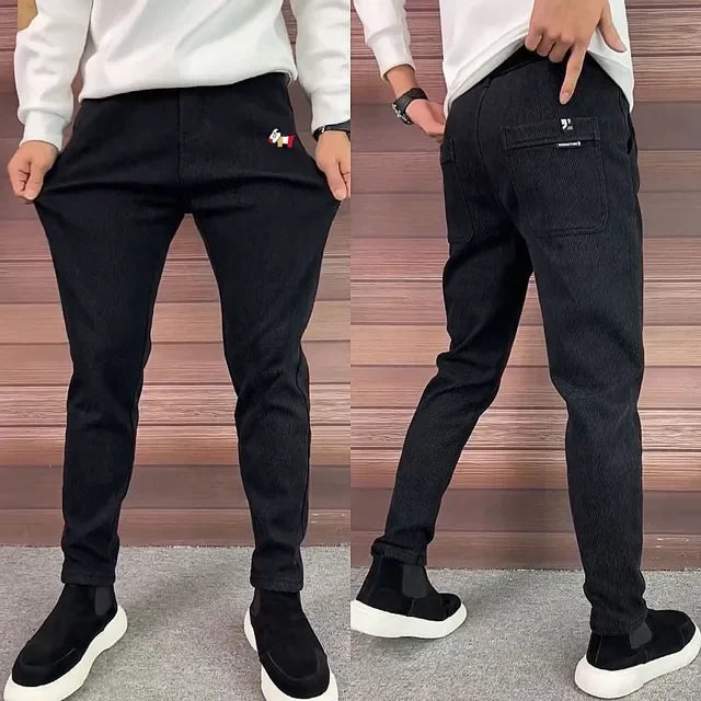 2024 Spring Men's Black Golf Clothing Men Stretch Casual Golf Pants Men Golf Wear Trousers Sport Golf Long Tennis Pants Clothes