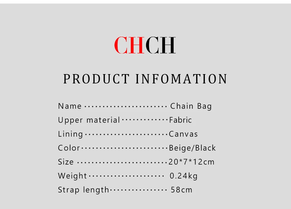 CHCH Shoulder Bag Fashion Retro Messenger Bag Designer Light Luxury Crossbody Bag Chain Suede Leather Bag Chain Shoulder Bag