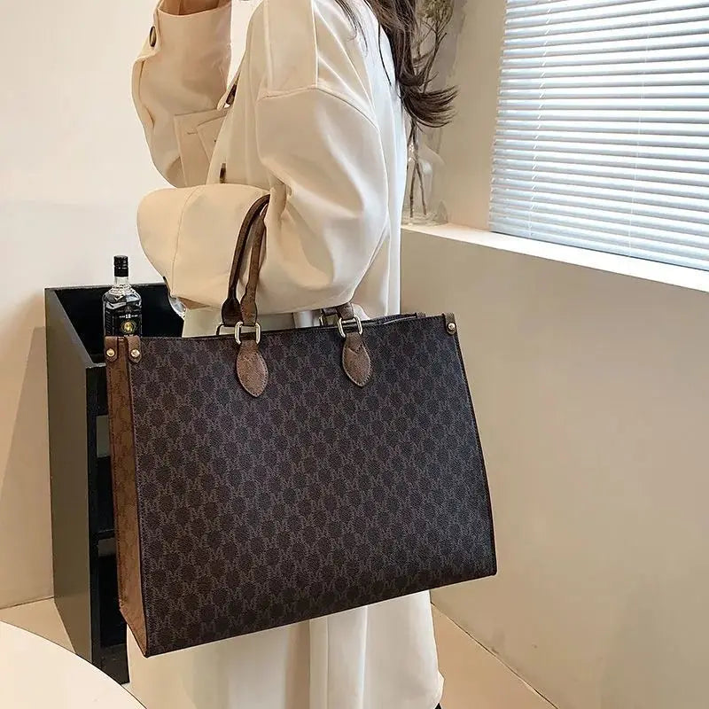 2023 New Fashion Portable Shopping Bag Large Capacity Tote Bag Elegant Fashion Shoulder Bag Handbags Women's Large Bag