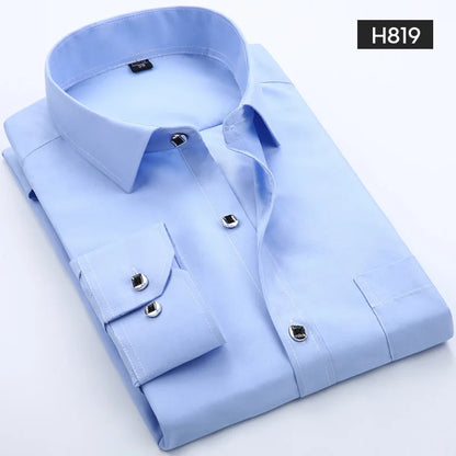 Quality Long Sleeve Mens Floral Plaid Casual Shirts Regular Fit Thin Summer Light Weight Social Work Business Dress Shirt