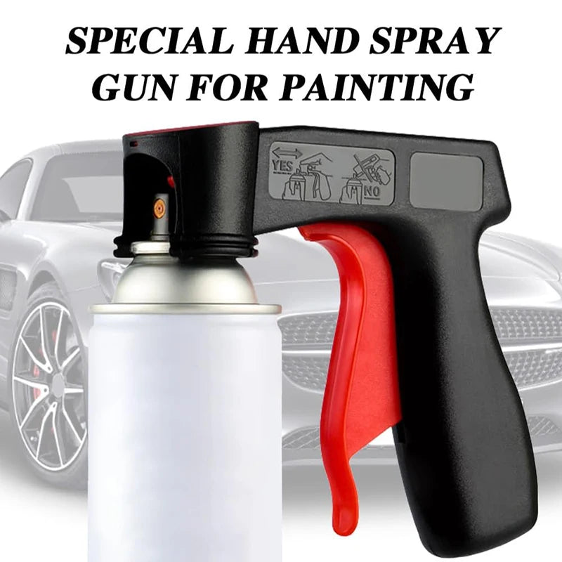 Polishing Paint Spray Gun Adaptor Instant Aerosol Trigger Handle with Full Grip Lock Universal Fit Cars Maintenance Care Tool