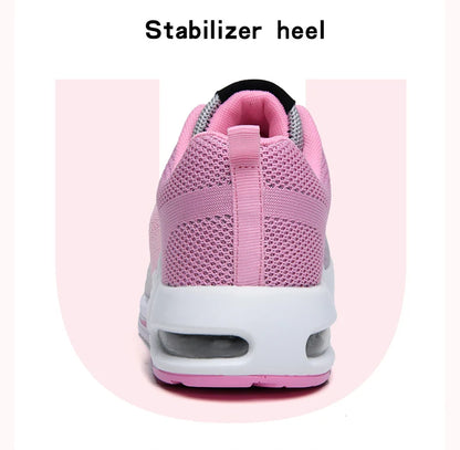 Women's Shoes Running Increase Heel Breathable Mesh Platform Summer Outdoor Light Vulcanize Sports Shoes Casual Walking Sneakers