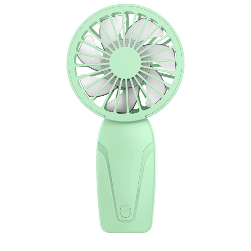 Portable Handheld Fan Small Cooling Fan USB Rechargeable Eyelash Eyelash Mute Cooler  Handheld Fan Mini USB Rechargeable Desk