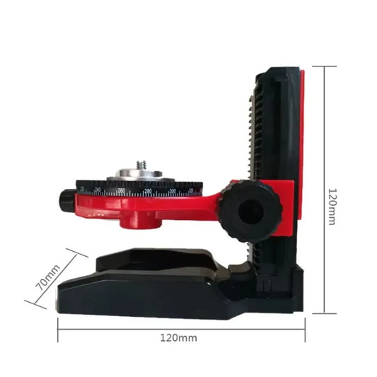 1/4" 5/8" Interface AdjustableScale StandL-shape Multi-functional Leveling Bracket BaseLaser LevelsMagnetic HangerRack